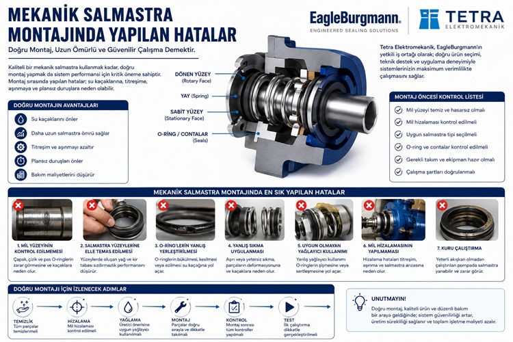 Mekanik Salmastra Montajında Yapılan Hatalar ve Doğru Uygulama Rehberi