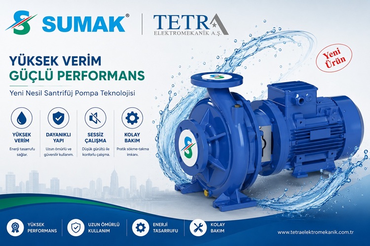 Sumak SMT250/32 M ve SMT250/40 M Santrifüj Pompalar