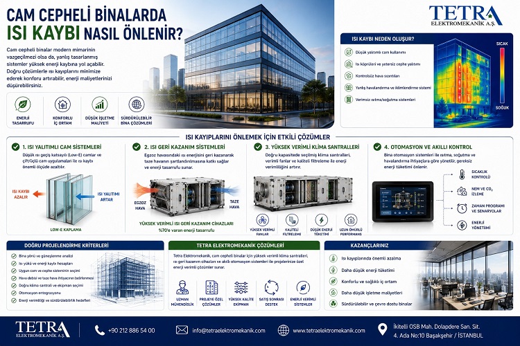 Cam Cepheli Binalarda Isı Kaybı Nasıl Önlenir?