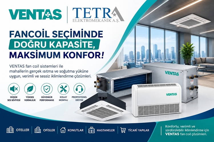 Fancoil Seçiminde Mahal Isı Yükü Nedir? | Tetra Elektromekanik