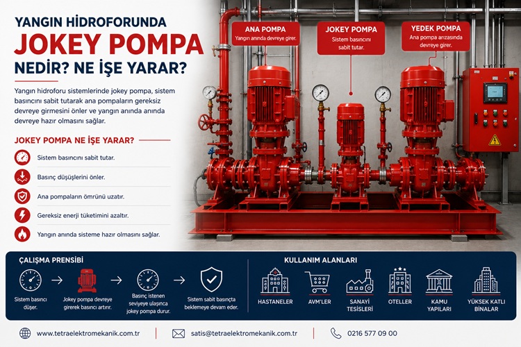 Yangın Hidroforunda Jokey Pompa Nedir? Ne İşe Yarar?