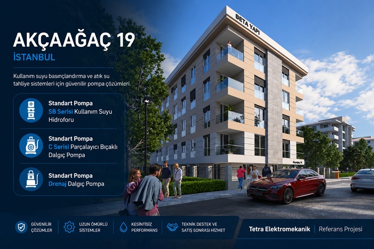 Akçaağaç 19 – İstanbul | Kullanım Suyu Hidroforu ve Dalgıç Pompa Sistemleri
