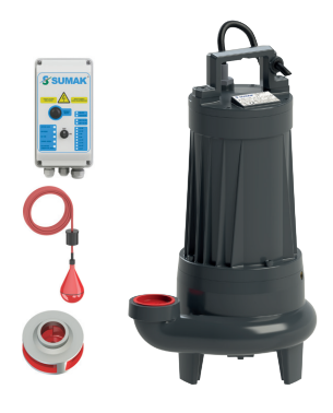 Sumak SDT20/2 Foseptik Dalgıç Pompası | 2.2 HP Trifaze Atık Su Pompası | Tetra Elektromekanik