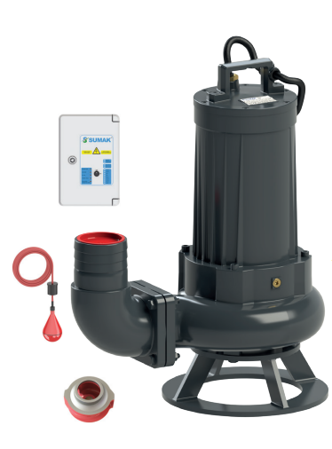 Sumak SDTK75/4 Foseptik Dalgıç Pompası 7.5 HP Trifaze | 4