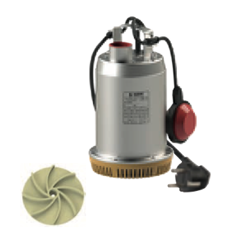 Sumak SDF6 Paslanmaz Drenaj Dalgıç Pompa | 0,5 HP Flatörlü Su Tahliye Pompası
