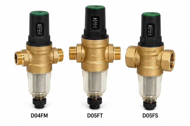 Honeywell Standart Basınç Düşürücü Serisi | D04FM, D05FT ve D05FS
