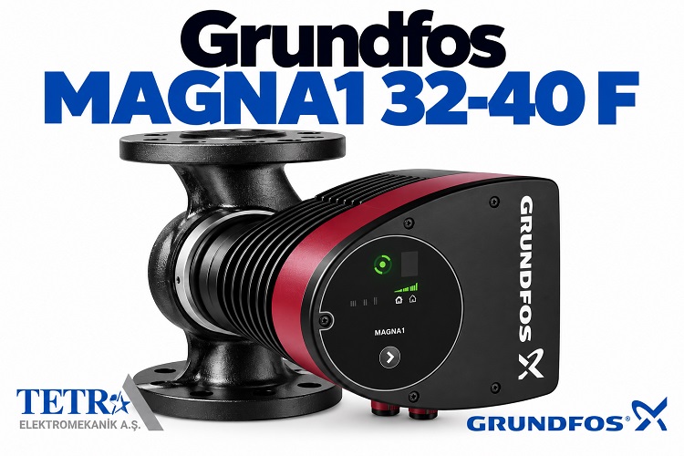Grundfos MAGNA1 32-40 F Sirkülasyon Pompası | Tetra Elektromekanik