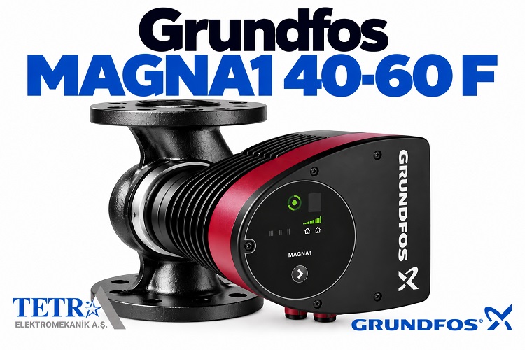 Grundfos MAGNA1 40-60 F Sirkülasyon Pompası | Tetra Elektromekanik