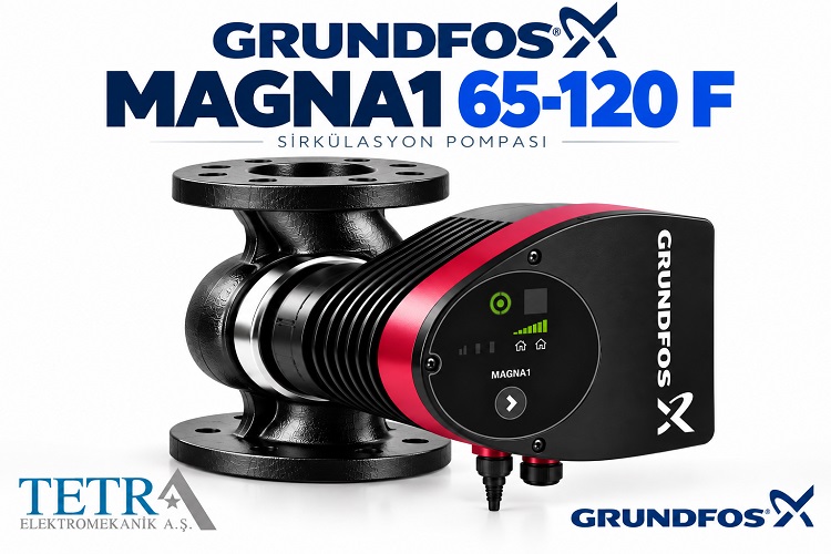 Grundfos MAGNA1 65-120 F Sirkülasyon Pompası | Tetra Elektromekanik