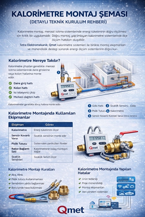 Kalorimetre Montaj Şeması