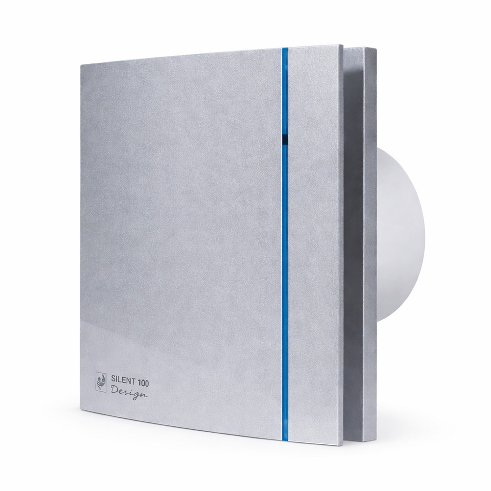Soler & Palau (S&P) Silent Design 200CZ Silver Krom Mini Aksiyel Banyo WC Fanı