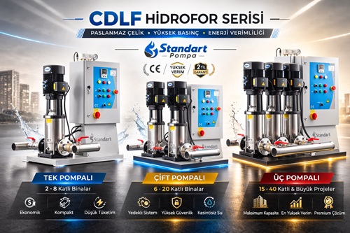 Standart Pompa CDLF Frekans Kontrollü Hidrofor